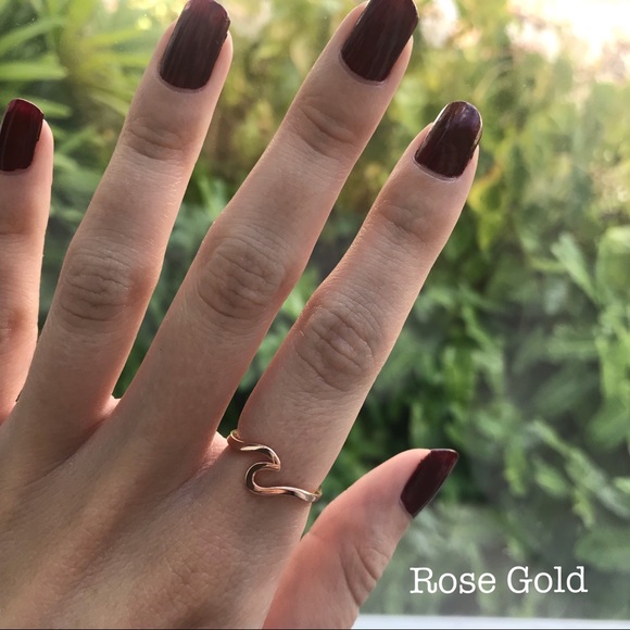 ☀️New Wave Ring in Silver, Gold and Rose Gold - Picture 4 of 6